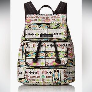 Sakroots Metro Mini Flap Backpack, Optic Spirit Wanderer. 
Pre~Loved 
EX COND!!